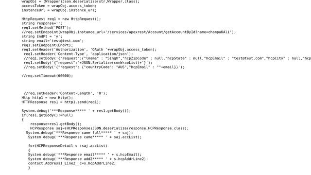 Salesforce: System.JSONException: Malformed JSON: Expected '{' at the beginning of object смотреть онлайн