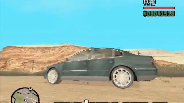 Volkswagen Passat W8 no GTA San Andreas de Android APK e PC смотреть онлайн