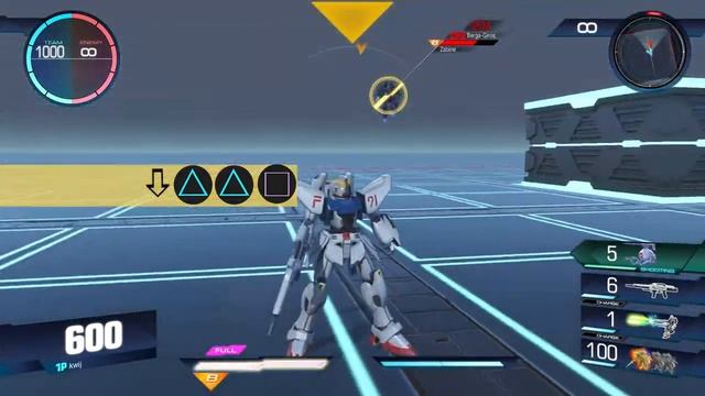 Gundam Versus Combo Guide - Gundam F91 смотреть онлайн