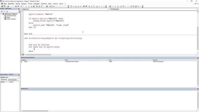 VBA - Dictionary. Nested Dictionary смотреть онлайн