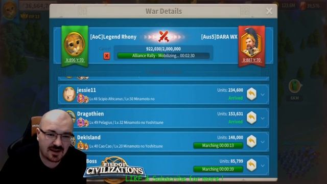 How to take a pass - Defend a pass - Defeat a rally - war battles - part 2 - Rise of Kingdoms смотреть онлайн