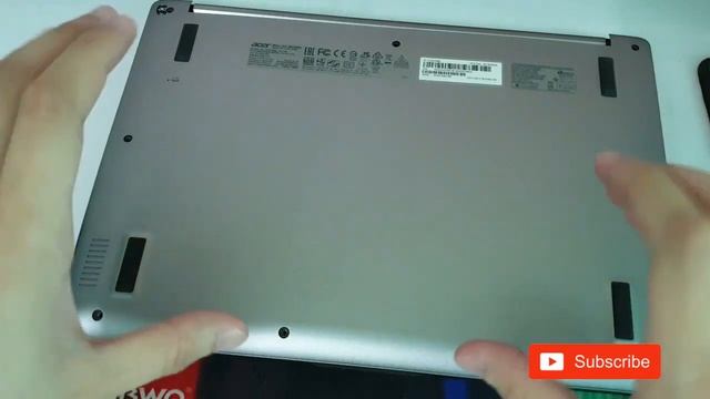 Acer Swift 1 :2018 opening and upgrading SSD M.2 Sata 480GB 2280 смотреть онлайн