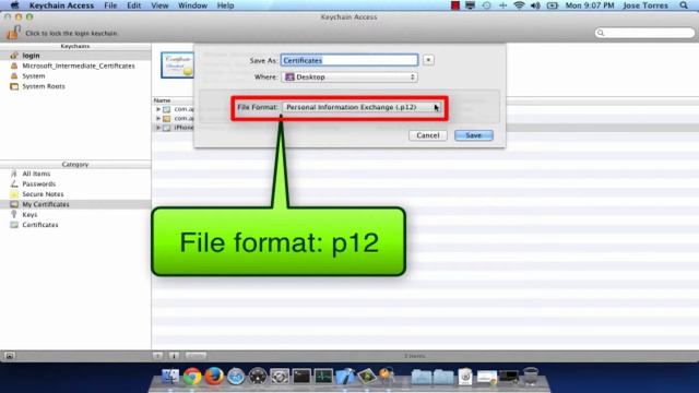 Mac 002: How to create a p12 certificate смотреть онлайн