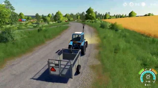Farming Simulator 2019. Пионер. Заготовка кормов; покупка коров. #1 смотреть онлайн