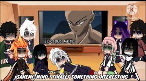Hashiras react to Saitama in demon slayer