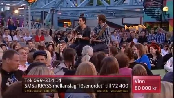 Joshua Radin - I'd Rather Be With You (Live Sommarkrysset 2010)