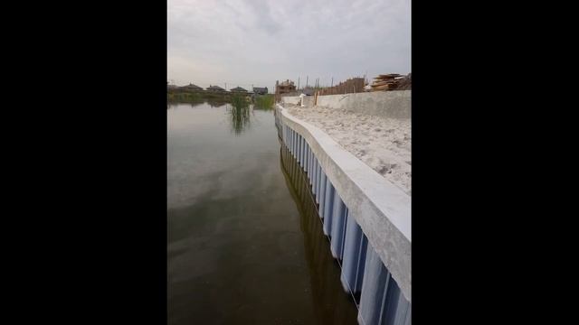 Укрепление берега бетоном/Шпунт ПВХ/Bereglux/Берегоукрепление смотреть онлайн