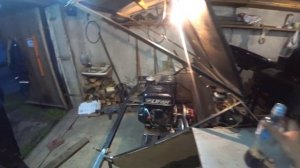 Установка двигателя на подрамник. Запуск ДВС.