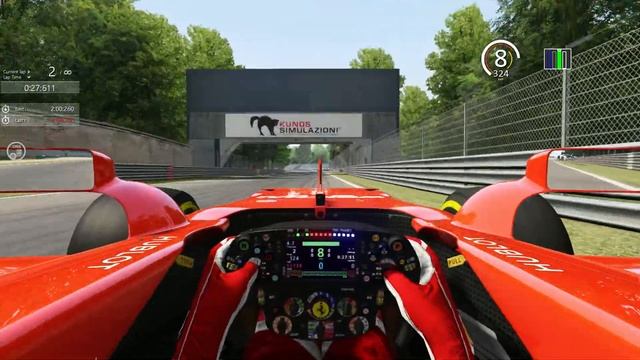 Ferrari SF70H Monza onboard смотреть онлайн