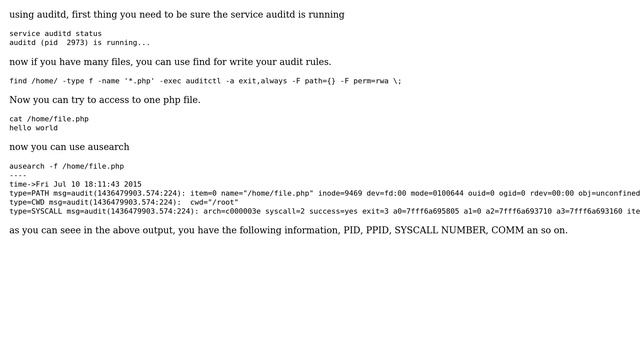 DevOps & SysAdmins: How to log all writes to php files with-in a specific directory? смотреть онлайн