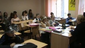 Урок французского языка в 4а МБОУ гимназии №11октябрь 2013
