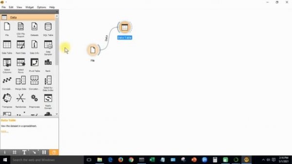 orange data mining : standardization and Normalization