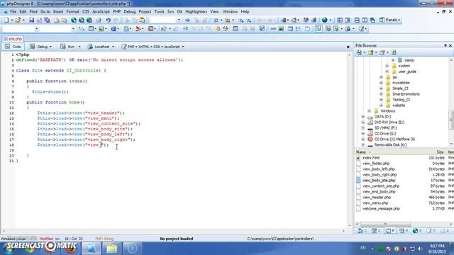 Tutorial: How To Create Website Using CodeIgniter and Bootstrap # part #6 смотреть онлайн