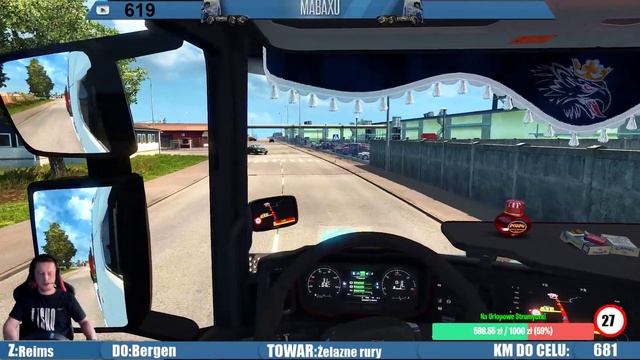 Euro Truck Simulator 2 ? ?? Tobii Eyetracking 4c Testy ??? #nażywo #ets2 смотреть онлайн