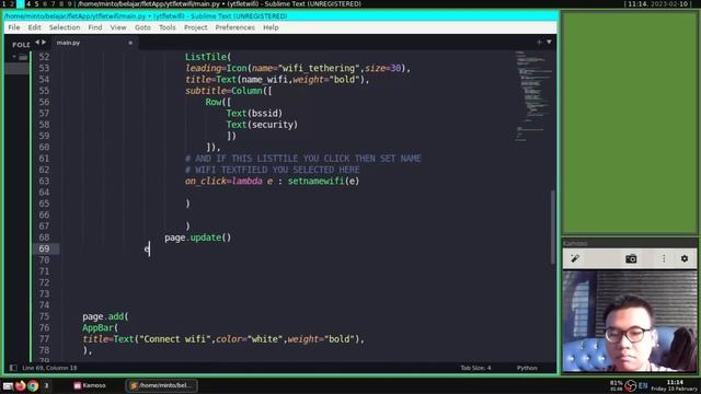 Flet Tutorial - Create Wifi Connector App смотреть онлайн