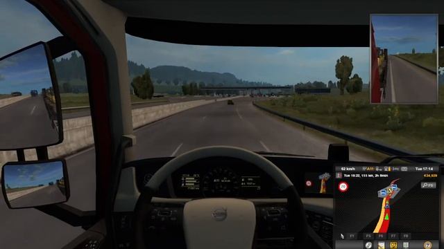 500HP Volvo Globetrotter | Euro Truck Simulator 2 | Forklifts Job | Rainy Day смотреть онлайн