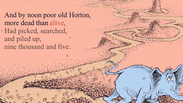 HORTON HEARS A WHO! Read Aloud Animated Living Book By Dr. Seuss