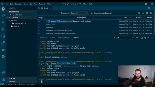 Kurz Gitu | Lekcia 10 | git branch смотреть онлайн