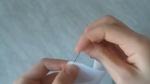 Как обработать край канвы? Показываю лучшие способы! Вышивка крестом.