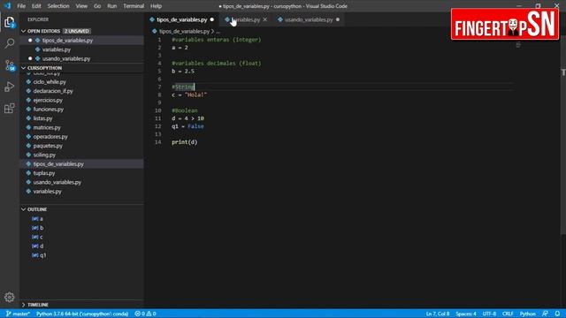 APRENDE A PROGRAMAR CON PYTHON | Variables смотреть онлайн