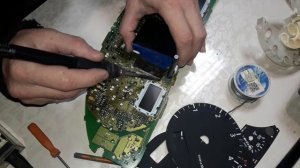 AUDI A6 C5 замена дисплея приборной панели