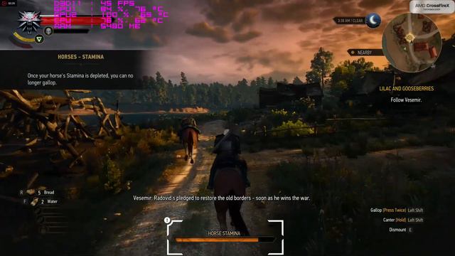 The Witcher 3 (Max Setting) i5 3330 + RX 480 8GB With RX 470 4GB (CrossFire) смотреть онлайн