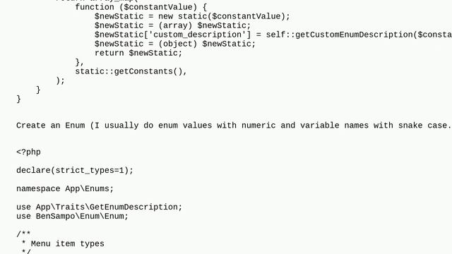 how to use laravel enum, by extra attributes, and localization смотреть онлайн
