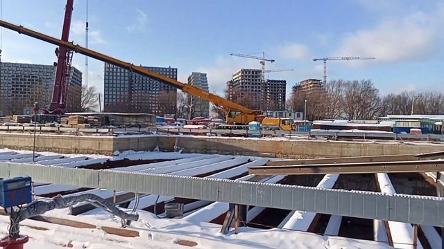 Станционный комплекс "Нагатинский Затон" 07.02.21 смотреть онлайн