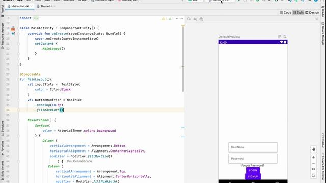 Jetpack Compose Part - 3 , Sample Login Screen Demo .Android Studio. смотреть онлайн