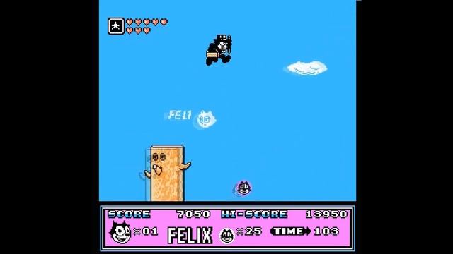 Dendy игра ''Кот Феликс'' (обзор)