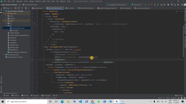 Search Data In Flutter Using Cloud Firestore смотреть онлайн