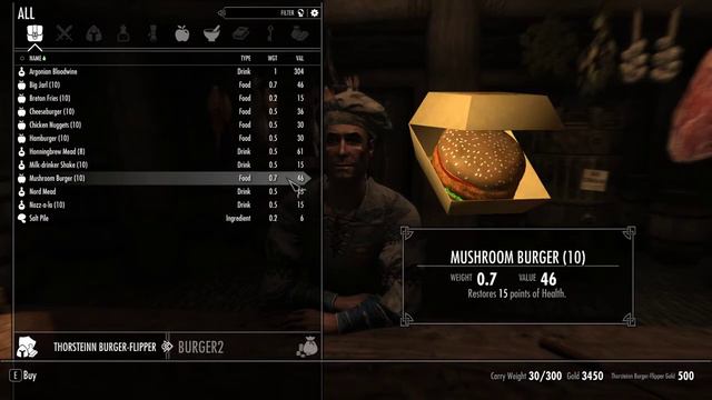 Burger Jarl PREVIEW (Skyrim SE Mod) смотреть онлайн