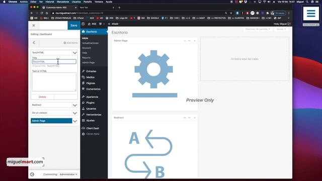 Personalizar ESCRITORIO de WordPress - Botones en Escritorio de WordPress a medida смотреть онлайн