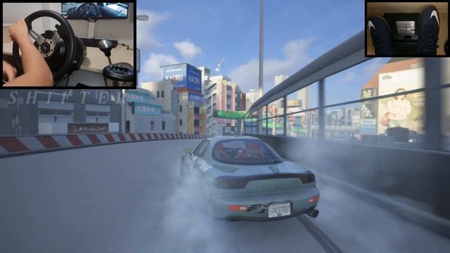 NFS ProStreet Remastered Drifting | Assetto Corsa mods | Thrustmaster steering wheel смотреть онлайн