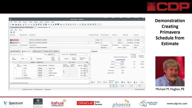 Creating Primavera Schedules with Ineight Estimate смотреть онлайн