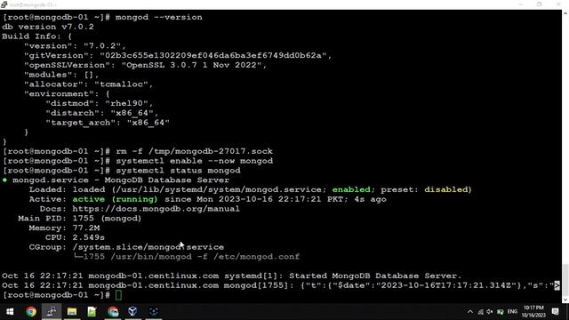 How to install MongoDB on CentOS/Rocky Linux 9 смотреть онлайн