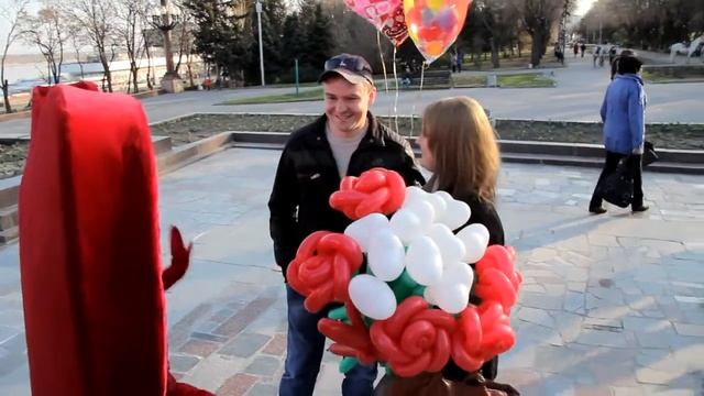 Сердце-курьер Оригинальное признание в любви!!!!Волгоград смотреть онлайн