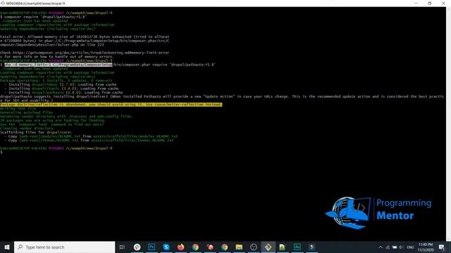 How to resolve Fatal error: Allowed memory size exhausted in Drupal 9? смотреть онлайн