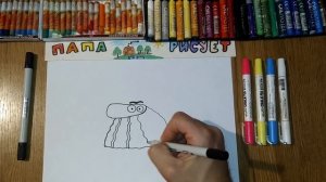 Как нарисовать Бодо-Бородо / Урок Рисования / How to draw Bodo-Borodo / Drawing Lesson