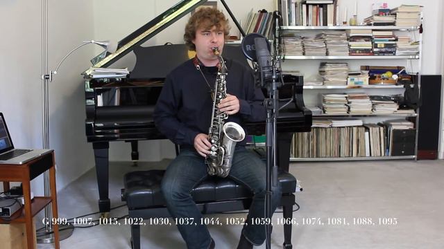 128 notes per octave on Alto Saxophone - Philipp Gerschlauer смотреть онлайн