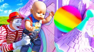 Весёлые игры - Кукла БЕБИ БОН на Детской Площадке! - Видео игрушки для девочек. Пупсы Baby Doll