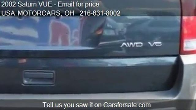 2002 Saturn VUE AWD V6 - for sale in PARMA, OH 44129 смотреть онлайн