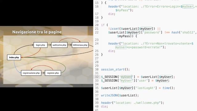 Access to reserved area with PHP and JSON - Part. 2: Login смотреть онлайн