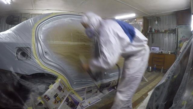 покраска проёмов и подкапотки-Chevrolet Aveo✨