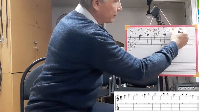 Урок 26. Позиция. Ноты на 1 струне до 12 лада смотреть онлайн