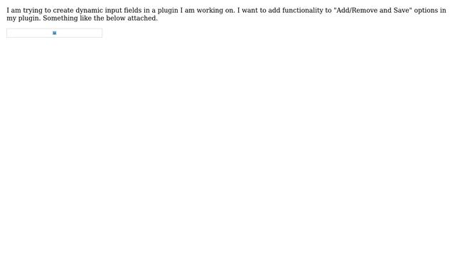 Wordpress: Dynamic input fields in WordPress Plugin смотреть онлайн