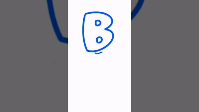 Alphabet lore abcd drawing | draw bubble letter B| balloon letter B смотреть онлайн