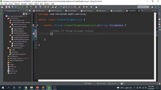 5. AWS IOT create thing Automatically in real time on the fly using java Spring boot aws-java-sdk смотреть онлайн