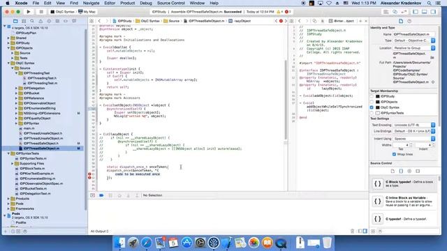 05 08 2015 double checked lock, dispatch once смотреть онлайн