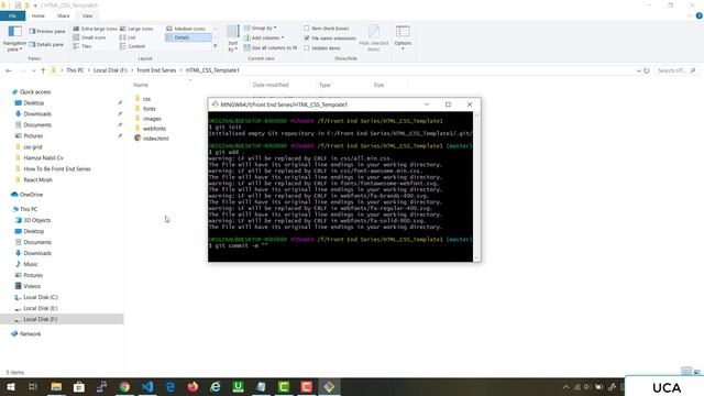 (دورة كاملة لتدريبك لسوق العمل فى مجال الويب) github رفع الموقع الاول على git وتعلم بعض اوامر ال смотреть онлайн